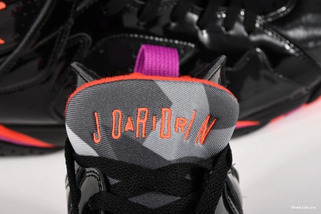 One Kick Black Retro 7 Air Patent 313358-006 Jordan 0802